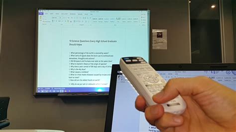 Connect in your projector and laptop using the VGA cable where it says Computer 1 in. . How to freeze screen on smart board without remote